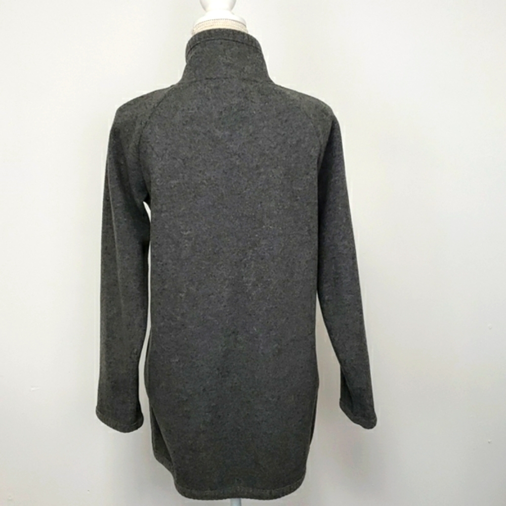 Jones New York Signature Wool/Nylon Grey Car Coat Jacket Lightweight Unlined EUC - Picture 6 of 16